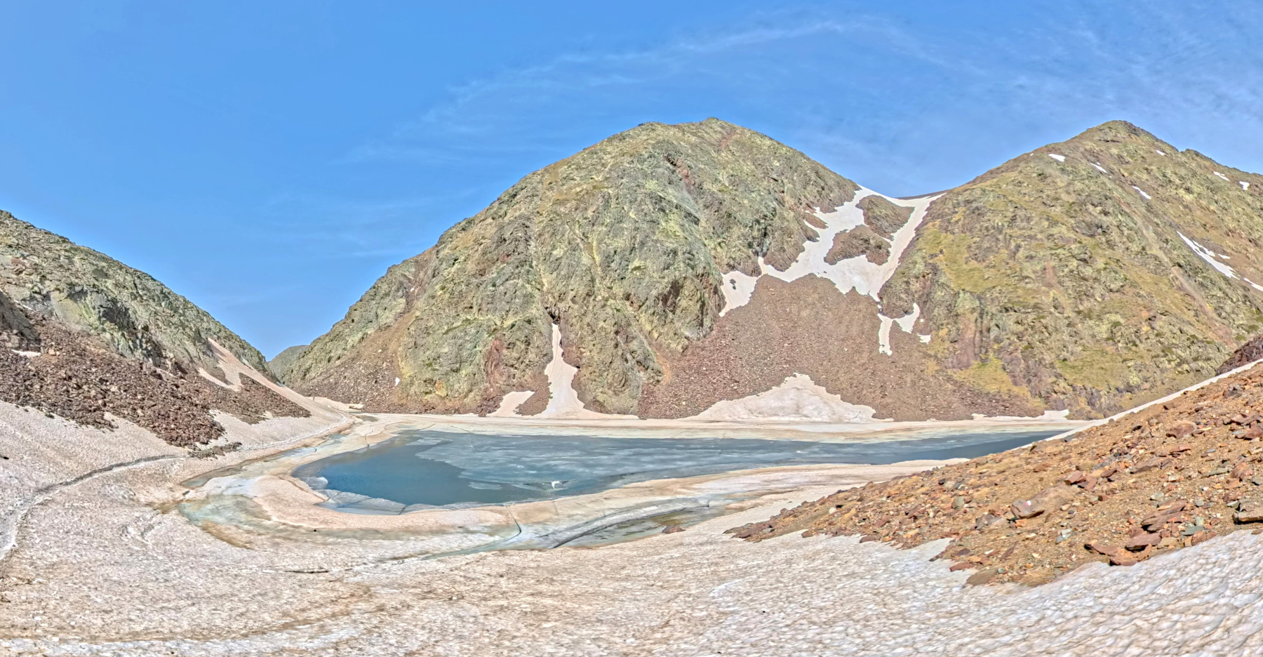 Estany Negre with Pic de Sanfons (2894&nbsp;m) rear left, June 2025. © D. Stillingfleet