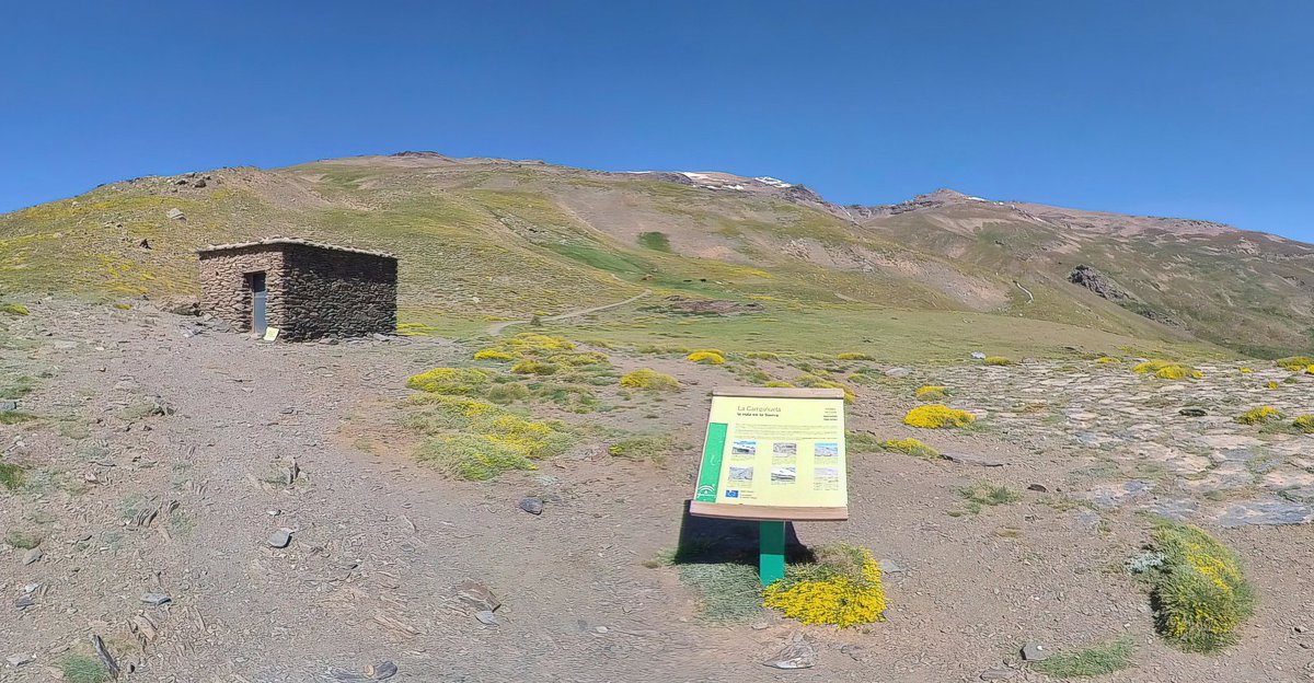 Refugio vivac La Campiñuela, Sierra Nevada, Spain.