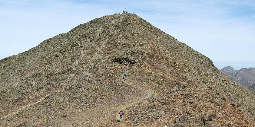 Approaching the summit of Coma Pedrosa