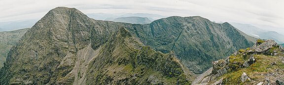 WCarrauntoohill and Caher from Beenkeragh, Coomloughra Horseshoe, Ireland.