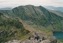 Coomloughra Horseshoe taking in the summits of Caher, Carrauntoohil, and Beenkeragh, Ireland.