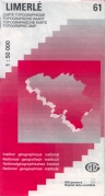 Cover of 1:50,000 map of Limerelé 61